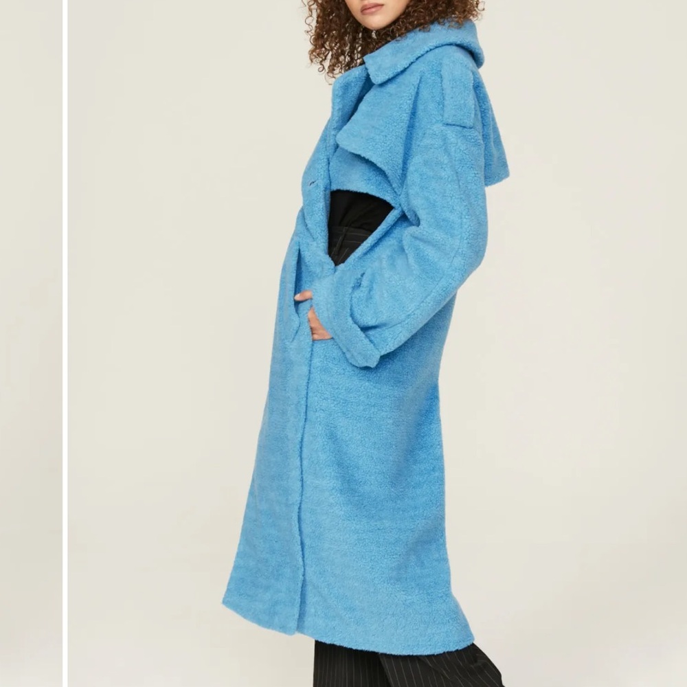 Coperni Azure Teddy Coat - Picture 3 of 5